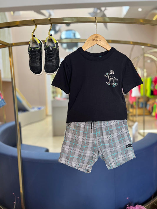 Conjunto Tshirt e Bermuda Freedom Youccie - Gracia