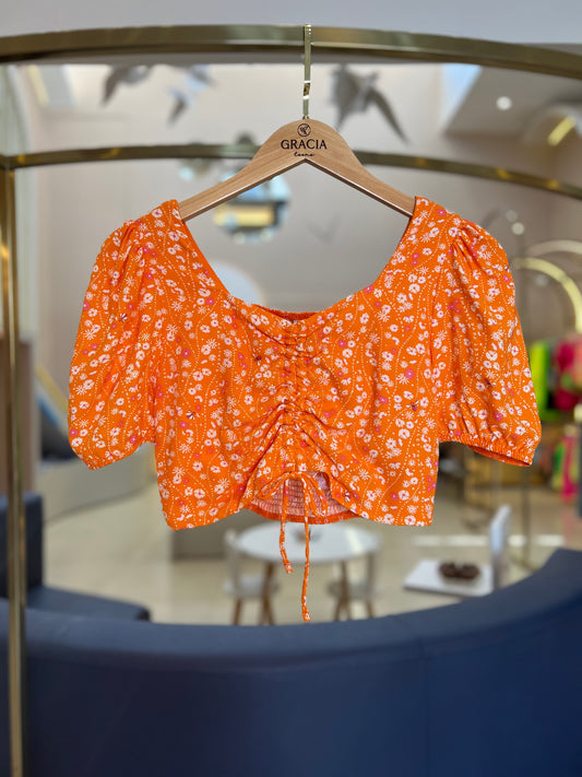 Blusa Estampada Laranja I Am