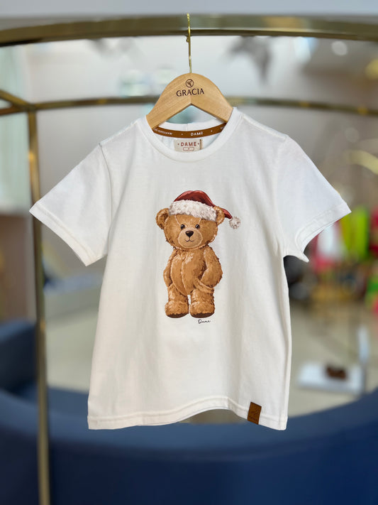 Camiseta Urso com Gorro Off Dame