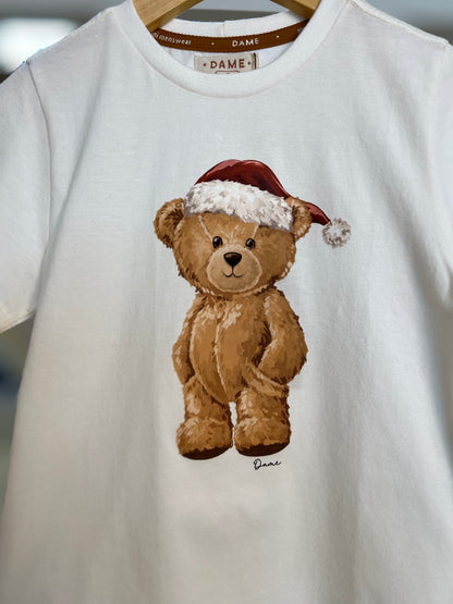 Camiseta Urso com Gorro Off Dame