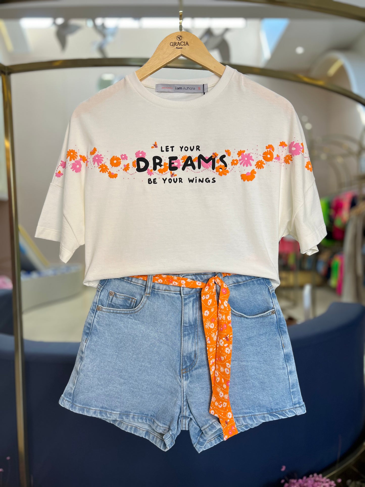 Tshirt Cropped Dreams I Am