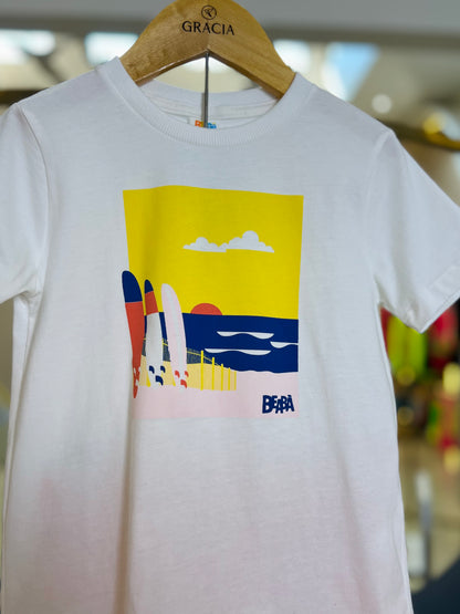 Conjunto Tshirt e Bermuda Sunset Beabá