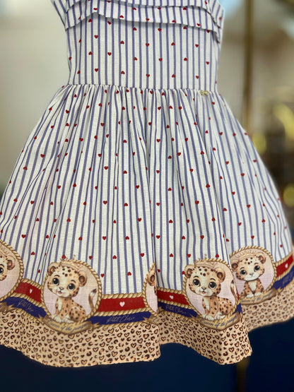 Vestido Clássico & Leopardo - Petit Cherie - Gracia