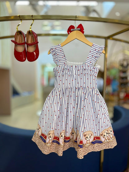 Vestido Clássico & Leopardo - Petit Cherie - Gracia