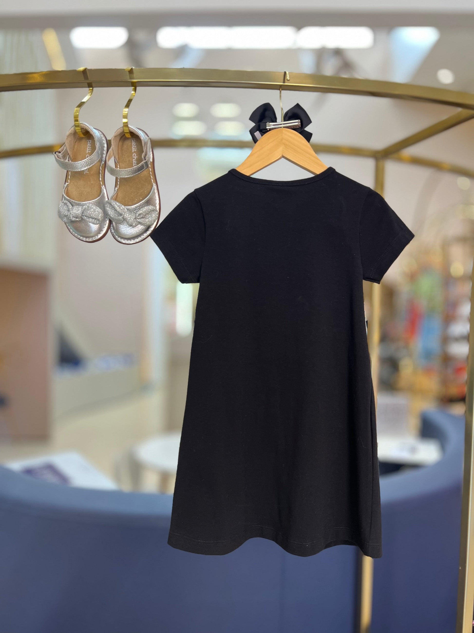 Vestido Laço Bordado Paetê - Momi - Gracia