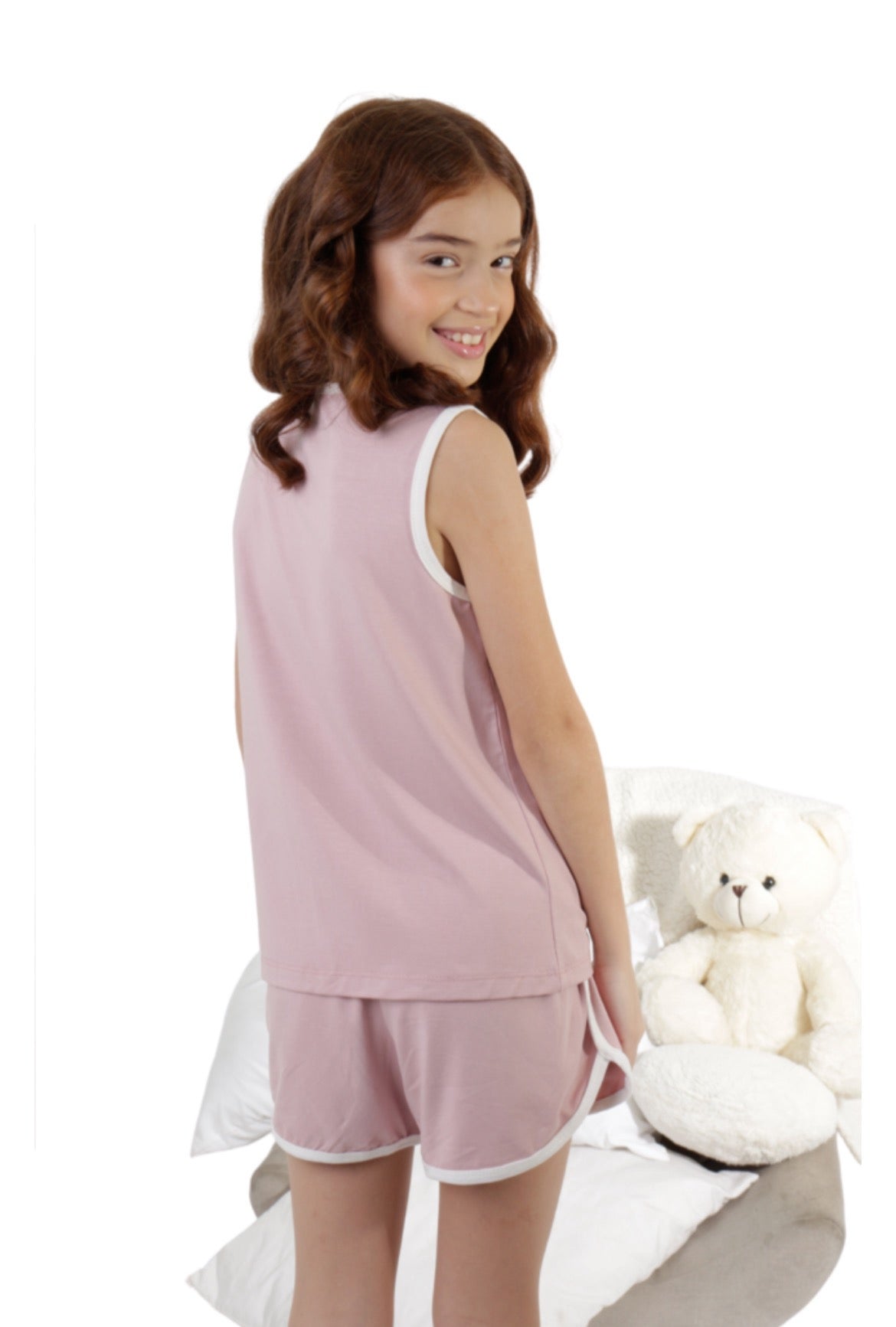 Pijama Basique Rose Conforteca