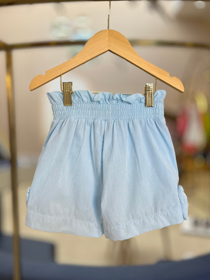 Shorts Laços Cristais Azul - Pituchinhus