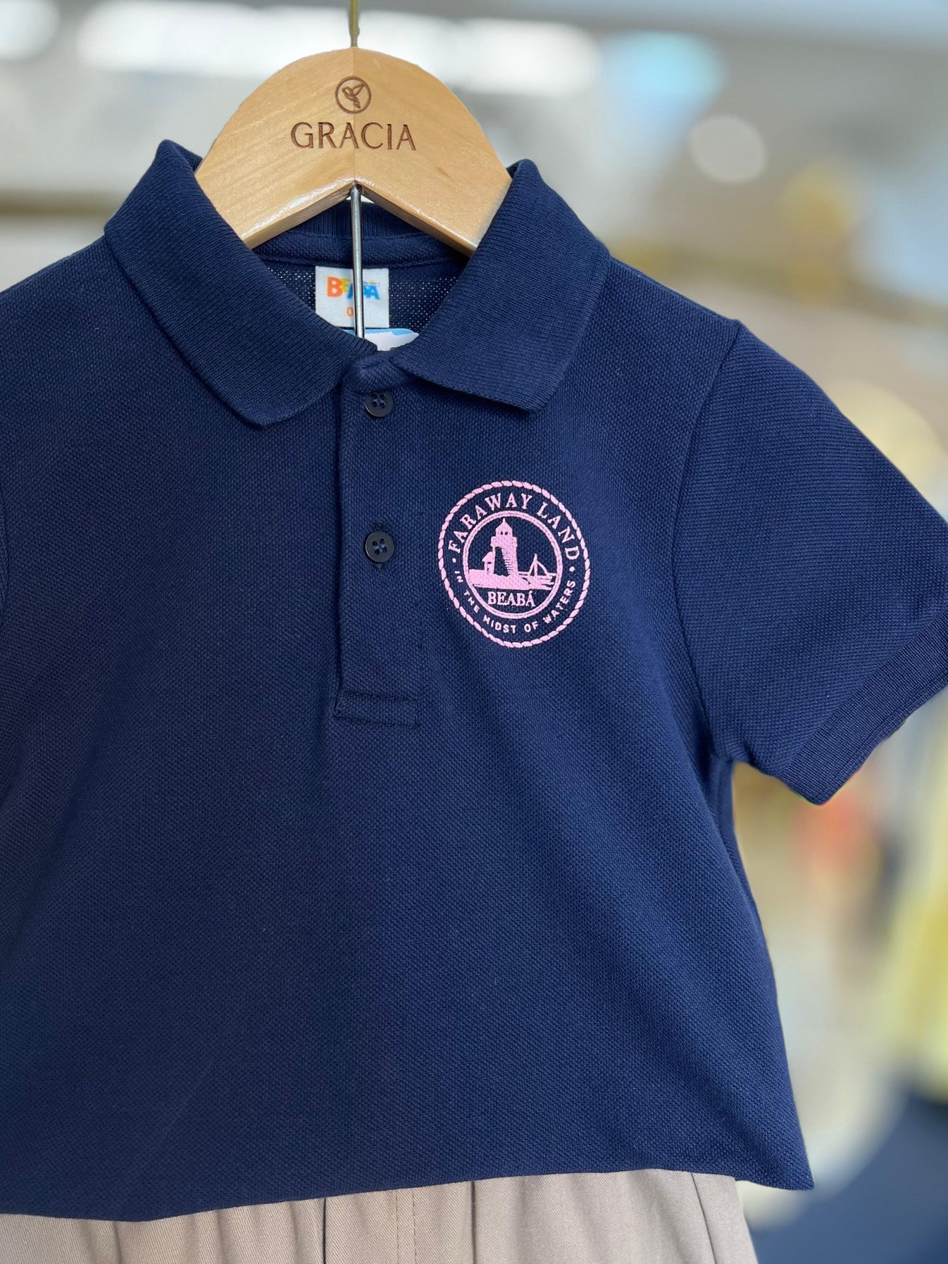 Polo Infantil Farway Marinho - Beabá