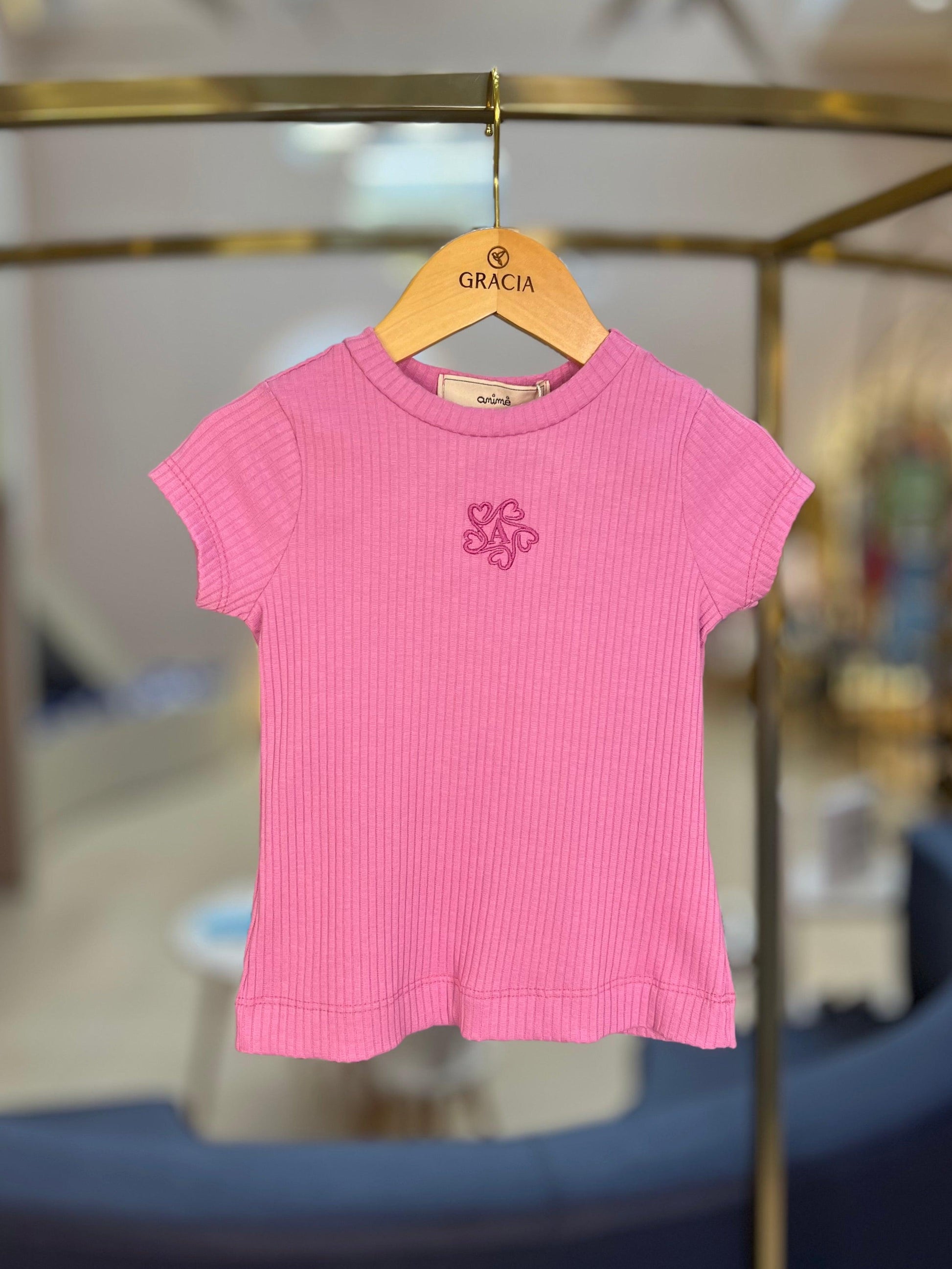 Blusa Low Essentials Rock Rose - Animê - Gracia