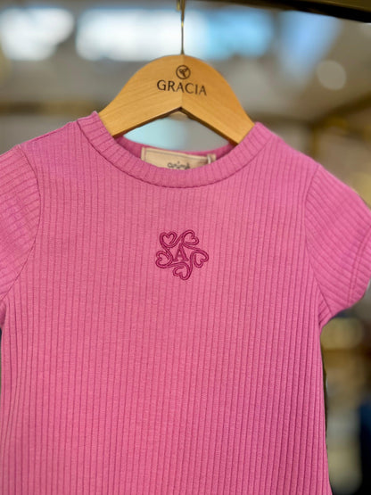 Blusa Low Essentials Rock Rose - Animê - Gracia