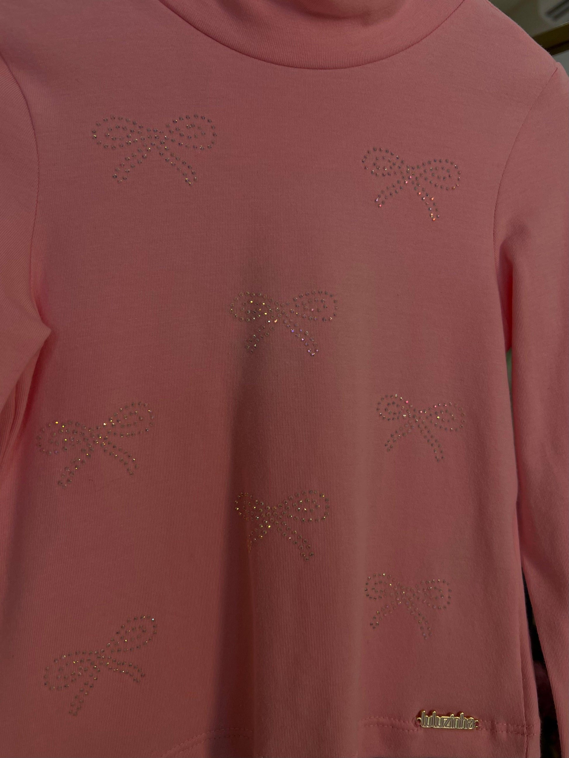 Blusa Algodão ML Rosa - Luluzinha - Gracia