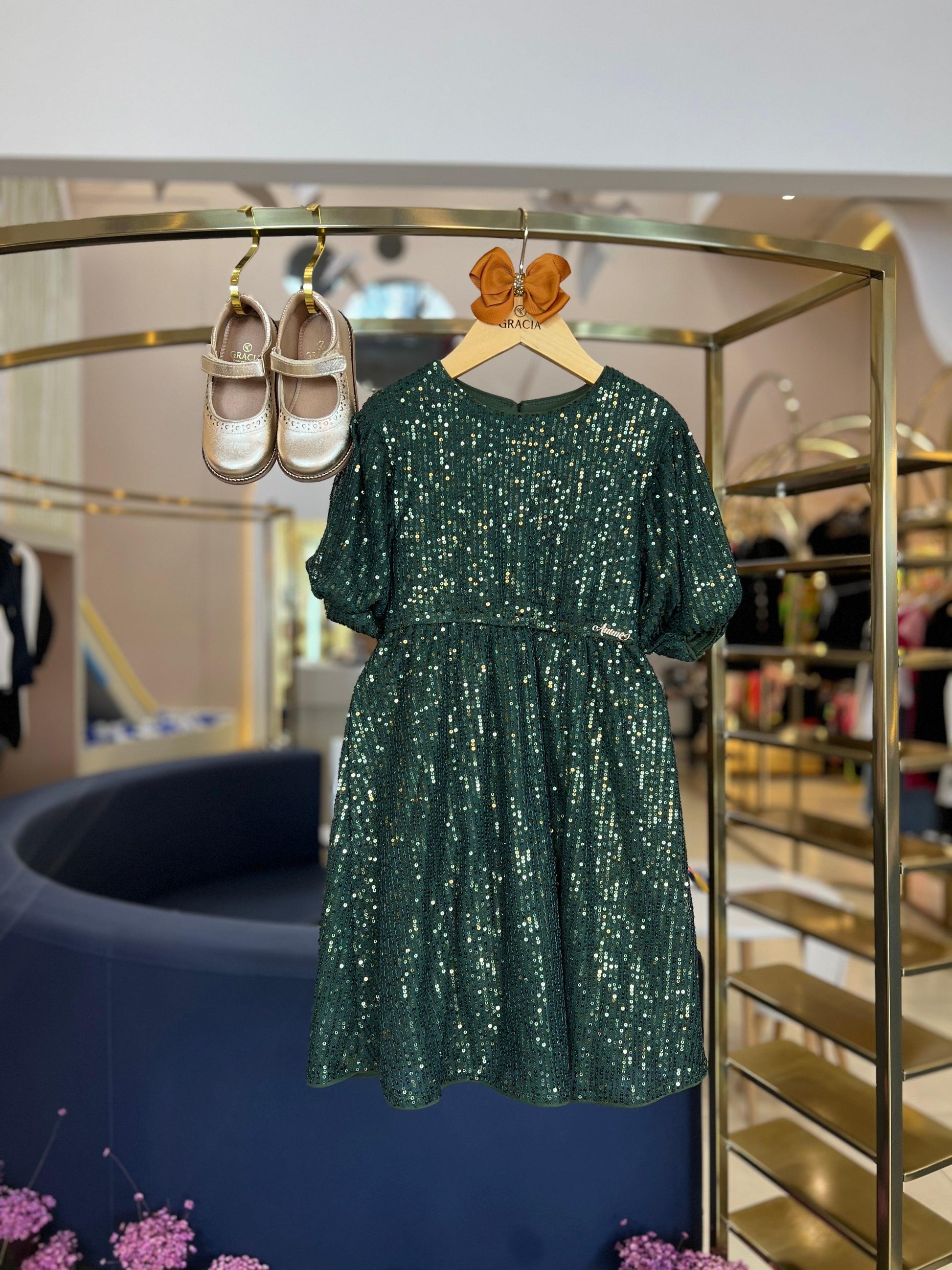 Vestido Paetês Animê - Gracia