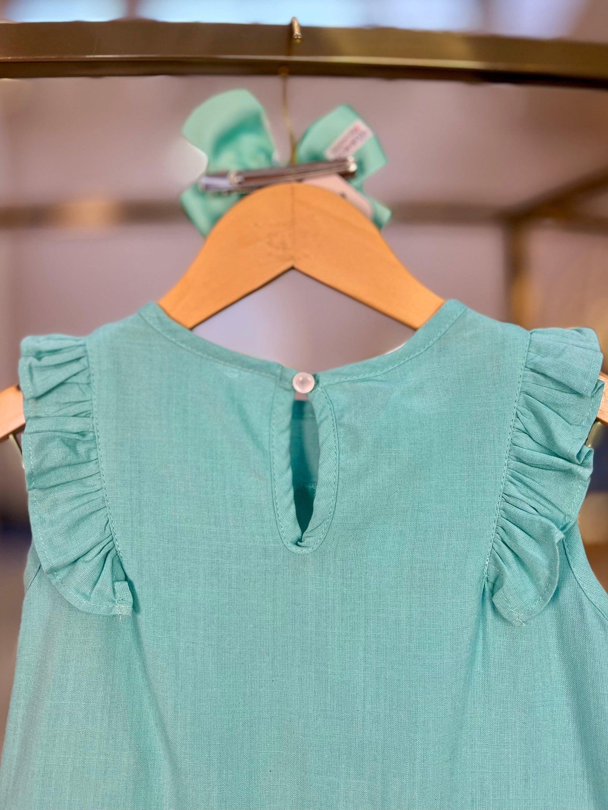 Vestido Recorte Babado Voil Acqua - Beabá - Gracia