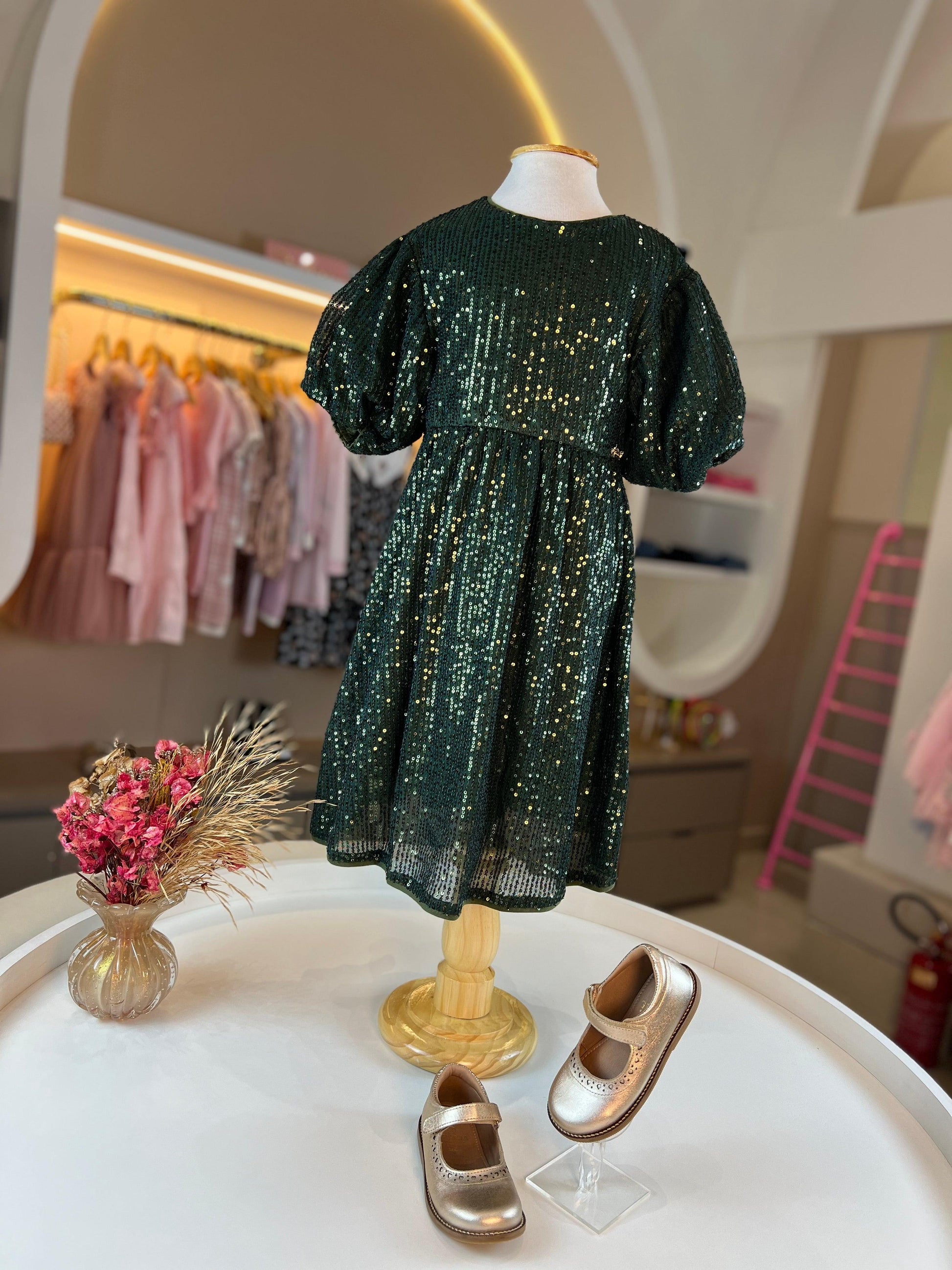 Vestido Paetês Animê - Gracia