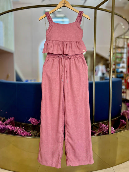 Conjunto Alfaiataria Rosa Antigo - Two In - Gracia