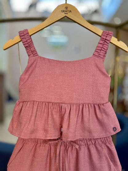 Conjunto Alfaiataria Rosa Antigo - Two In - Gracia