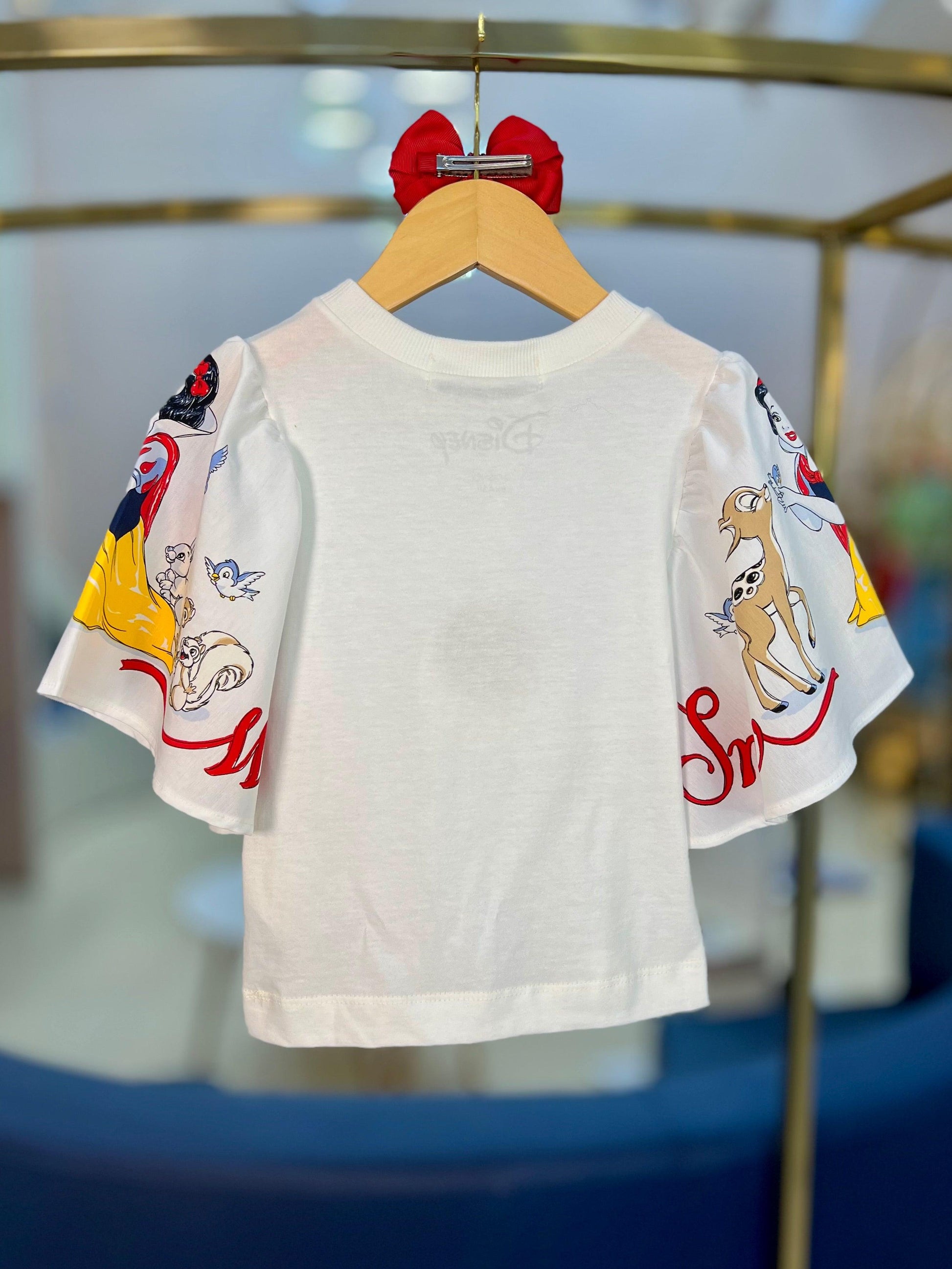 Blusa Mangas Amplas Branca de Neve - Animê - Gracia