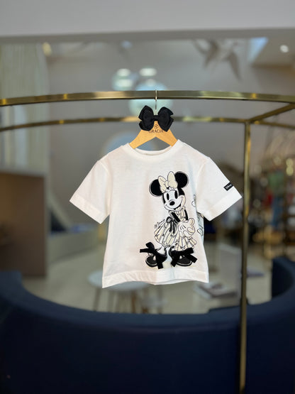 Camiseta Minnie Laço de Veludo - Animê