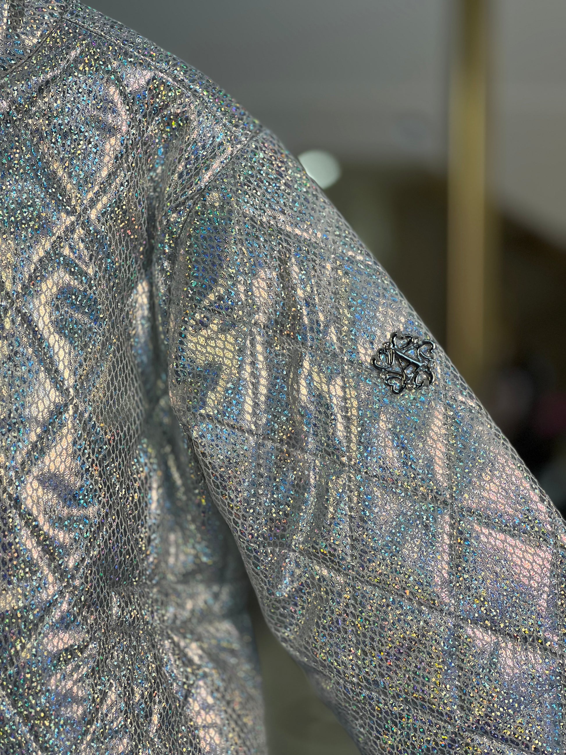 Jaqueta Puffer Metalizada - Animê - Gracia