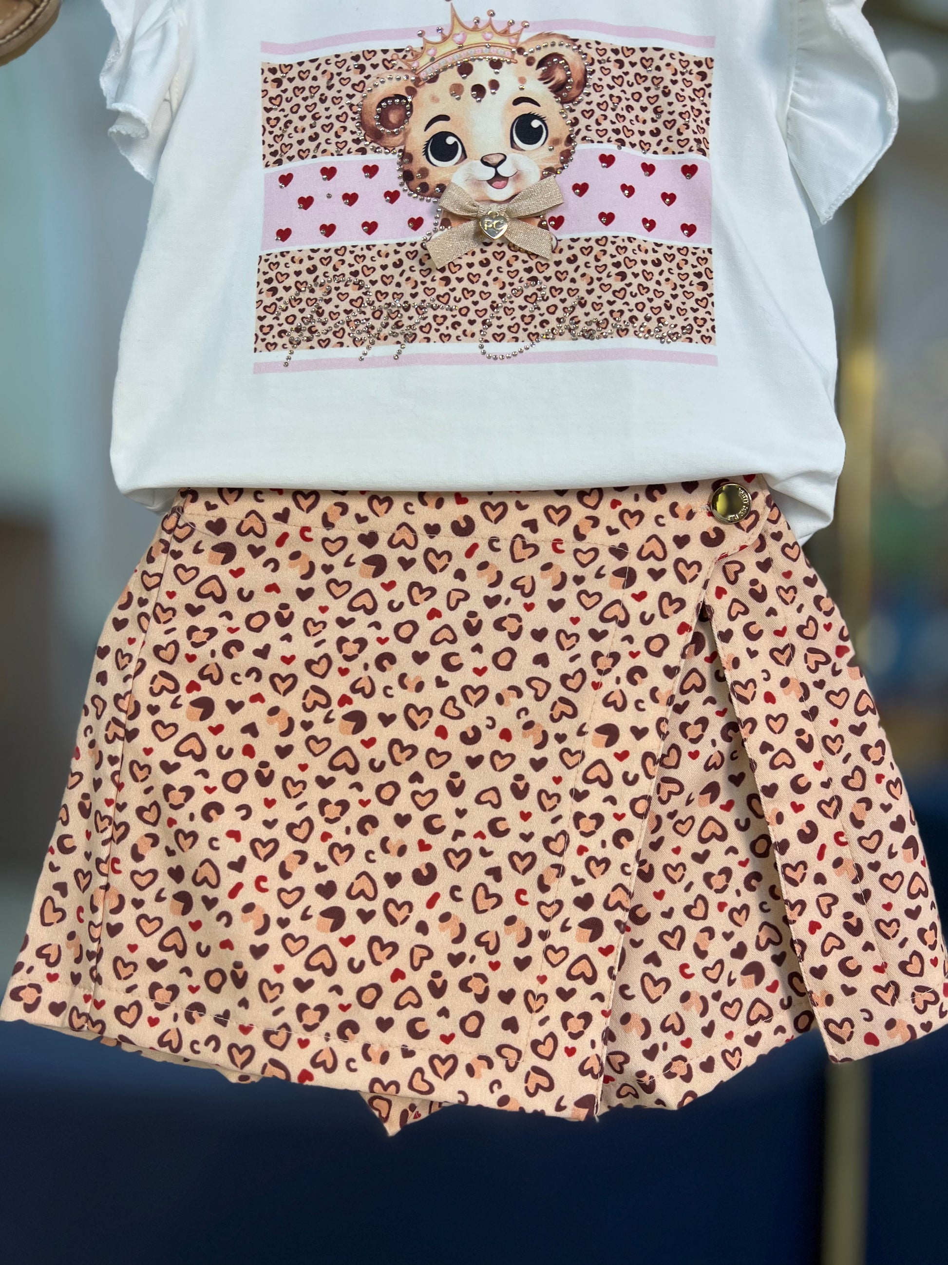 Conjunto Princesa & Leopardo - Petit Cherie - Gracia