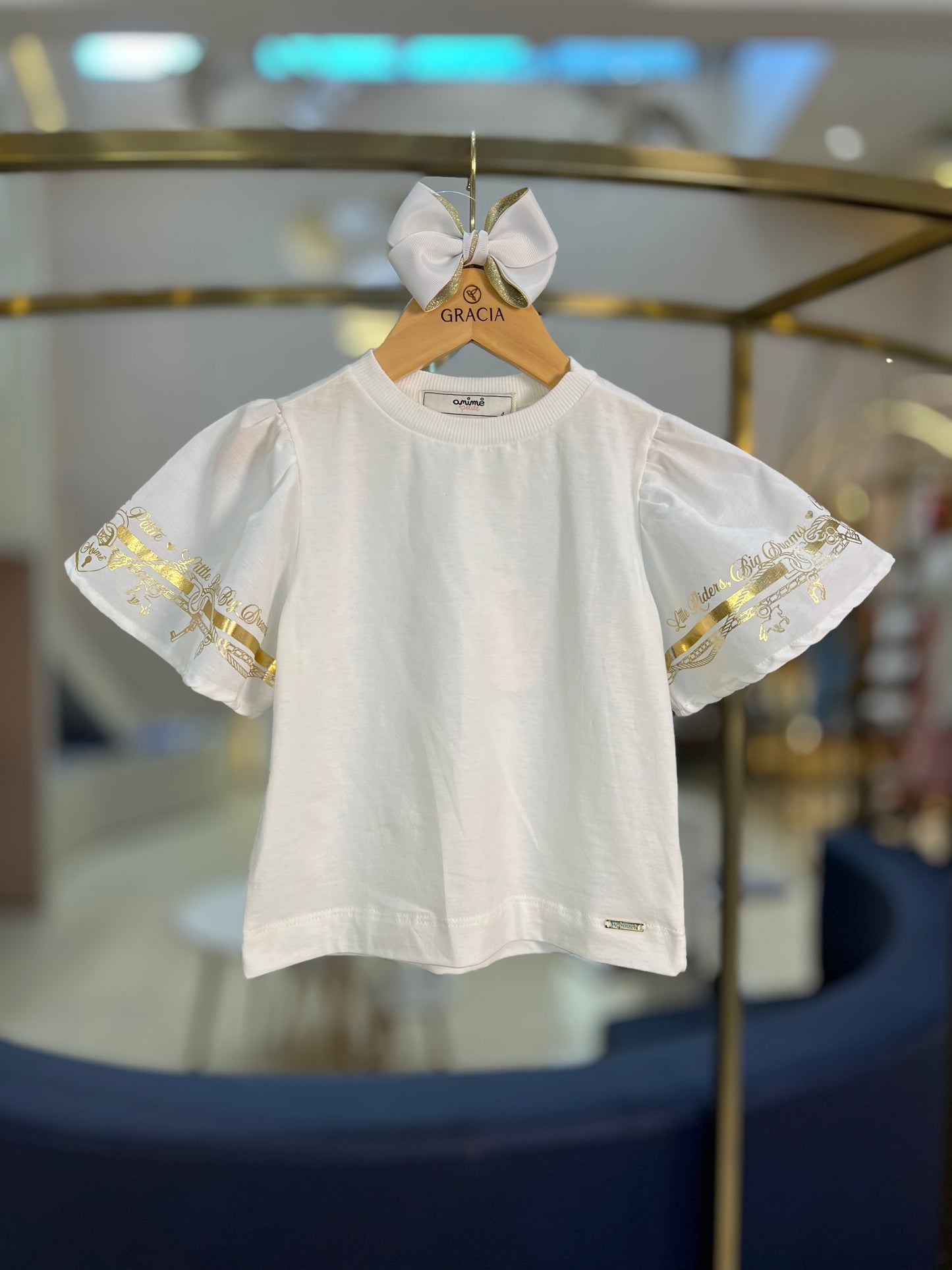 Blusa Mangas Amplas Gold - Animê