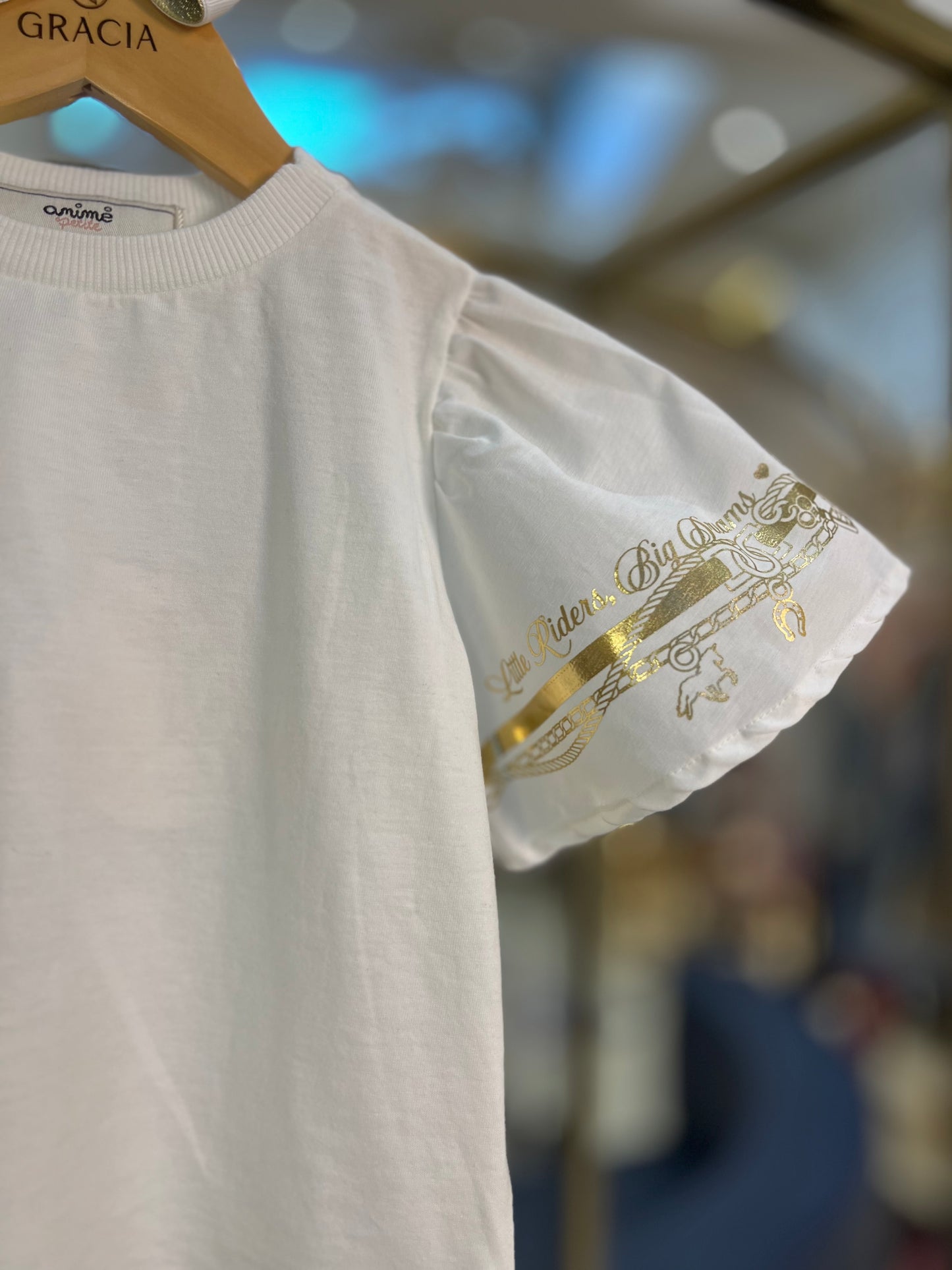 Blusa Mangas Amplas Gold - Animê