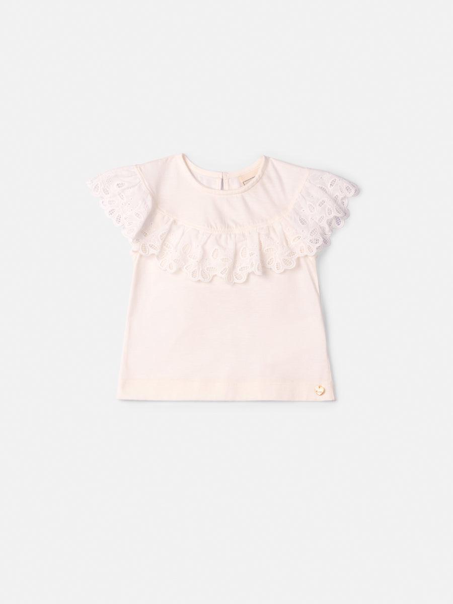 Blusa Bordado Inglês - Animê - Gracia