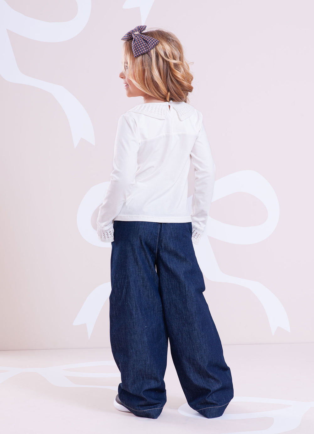 Conjunto Infantil Camisa e Calça Jeans & Cristais - Pituchinhus