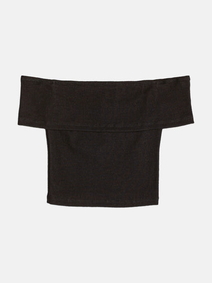 Blusa Teen Ombro a Ombro Preto - Authoria