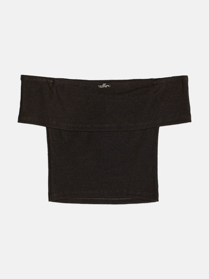 Blusa Teen Ombro a Ombro Preto - Authoria