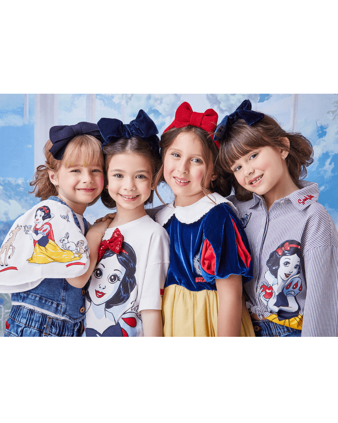 Blusa Mangas Amplas Branca de Neve - Animê - Gracia