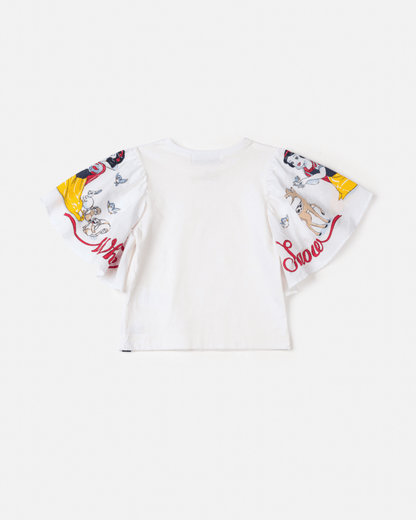 Blusa Mangas Amplas Branca de Neve - Animê - Gracia