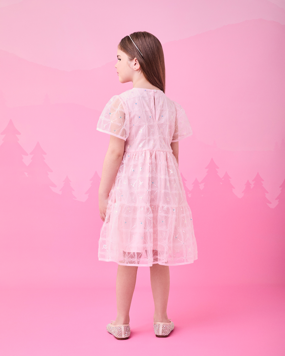 Vestido de Tule Flor & Paetê - Momi - Gracia