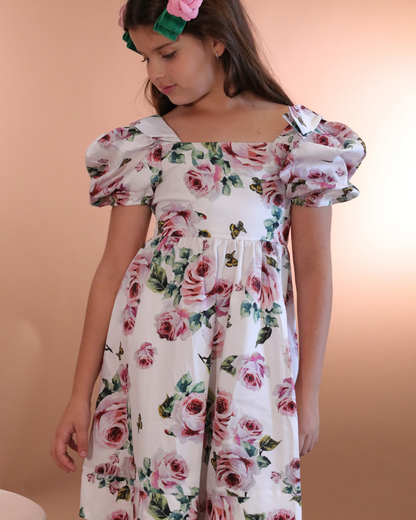 Vestido Infantil Arlete Branco - Charlou