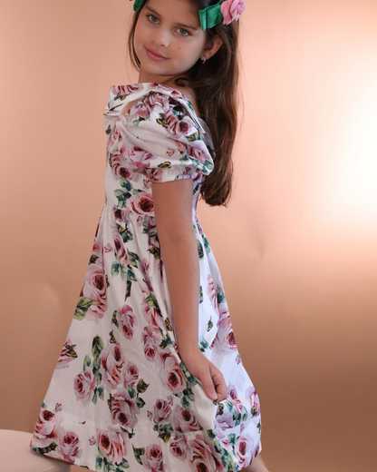 Vestido Infantil Arlete Branco - Charlou