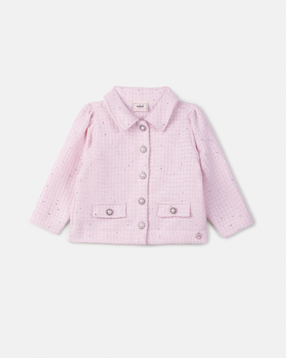 Casaco Infantil Conceito Tweed Quartzo - Animê