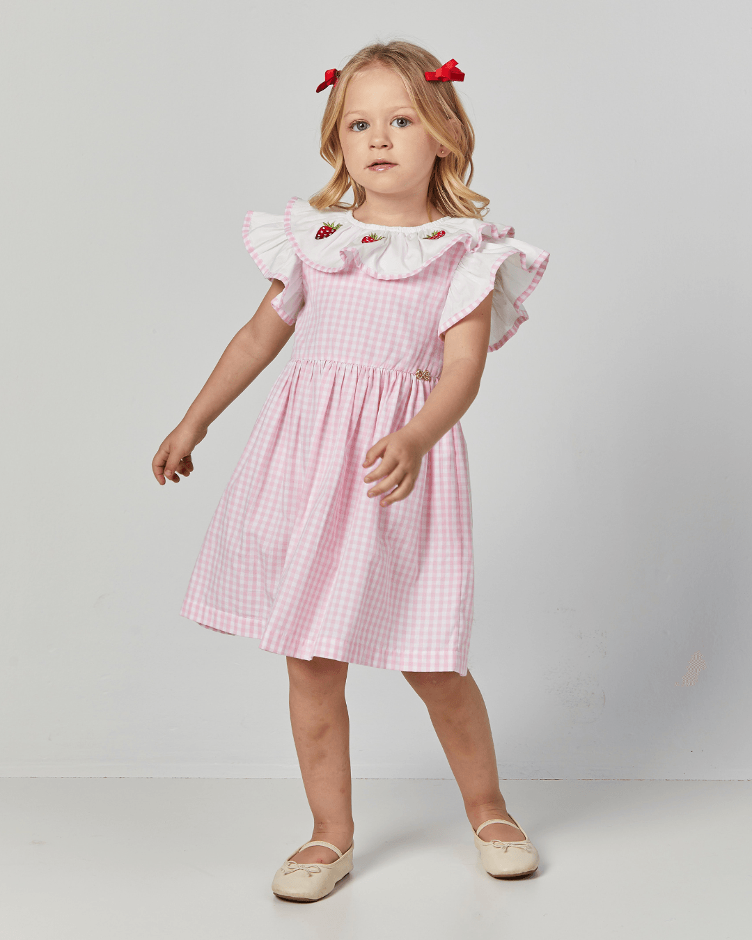 Vestido Gola Moranguinho - Luluzinha - Gracia