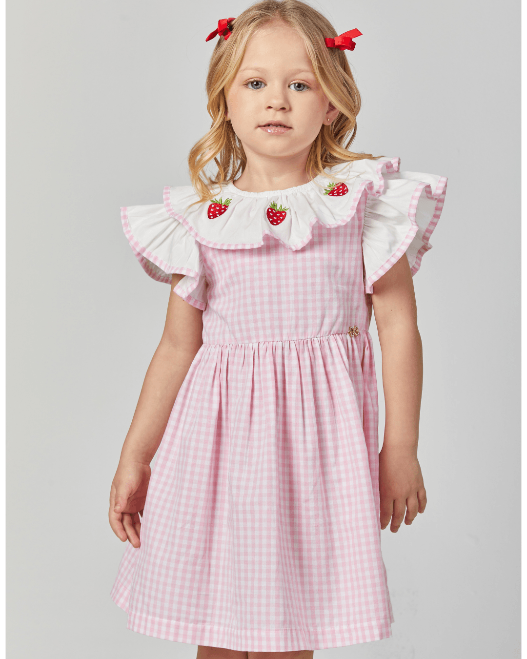 Vestido Gola Moranguinho - Luluzinha - Gracia