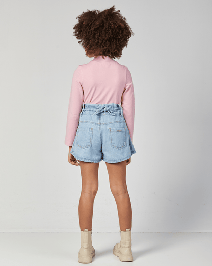 Blusa Algodão ML Rosa - Luluzinha - Gracia