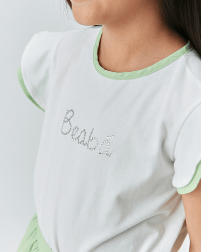 Conjunto Blusa de Algodão e Shorts Voil Acqua - Beabá - Gracia