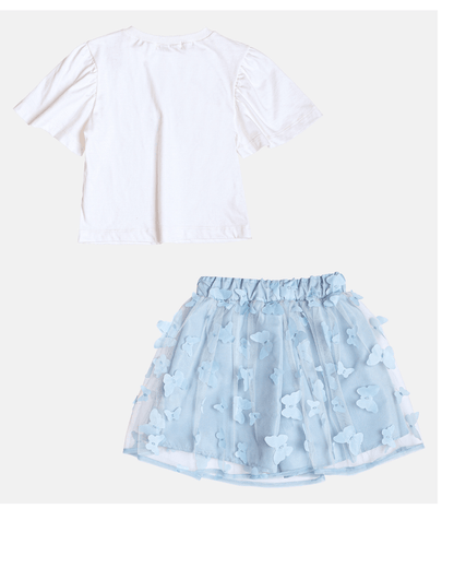 Conjunto Blusa & Saia Borboletas - Momi - Gracia
