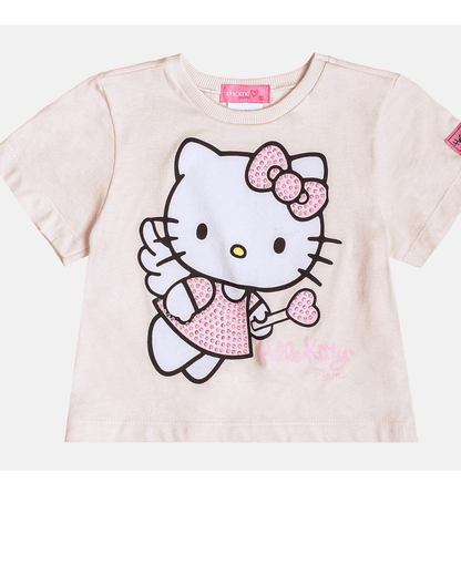 Conjunto Blusa & Saia Rosa Hello Kitty - Momi - Gracia