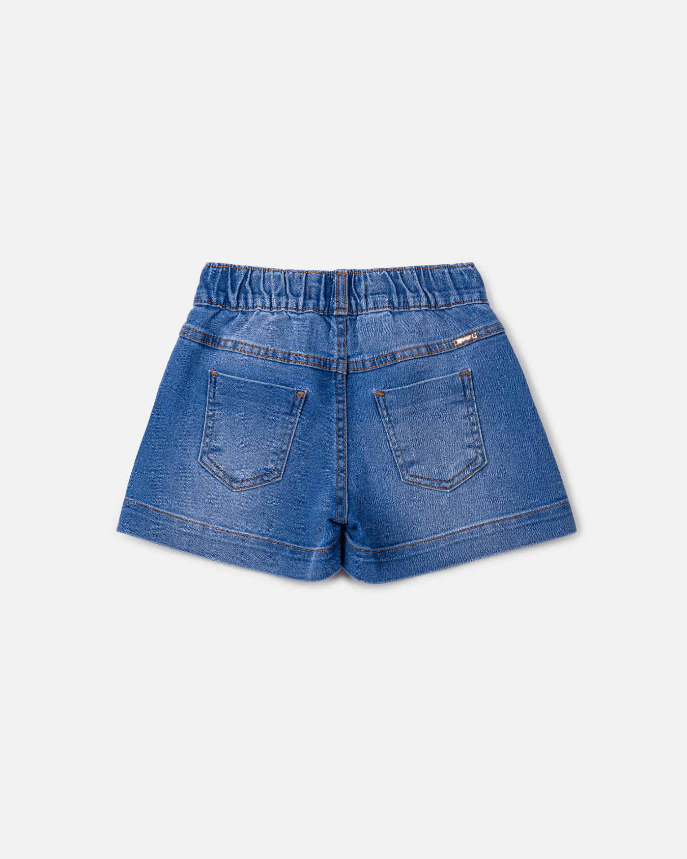 Conjunto Blusa Peplum - Animê & Shorts Jeans com Laço de Veludo - Animê - Gracia