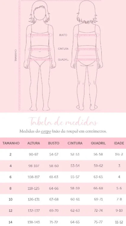 Conjunto Infantil Blusa Regata Laços Cristal e Shorts Mini Flores - Pituchinhus PRÉ-VENDA