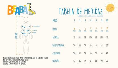 Vestido Infantil no Algodão Com Pregas e Laços Marinho - Beabá
