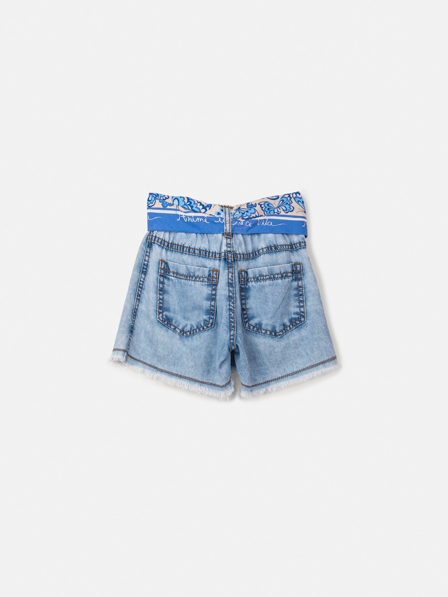 Shorts com Faixa Laço Animê