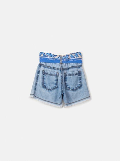 Shorts com Faixa Laço Animê