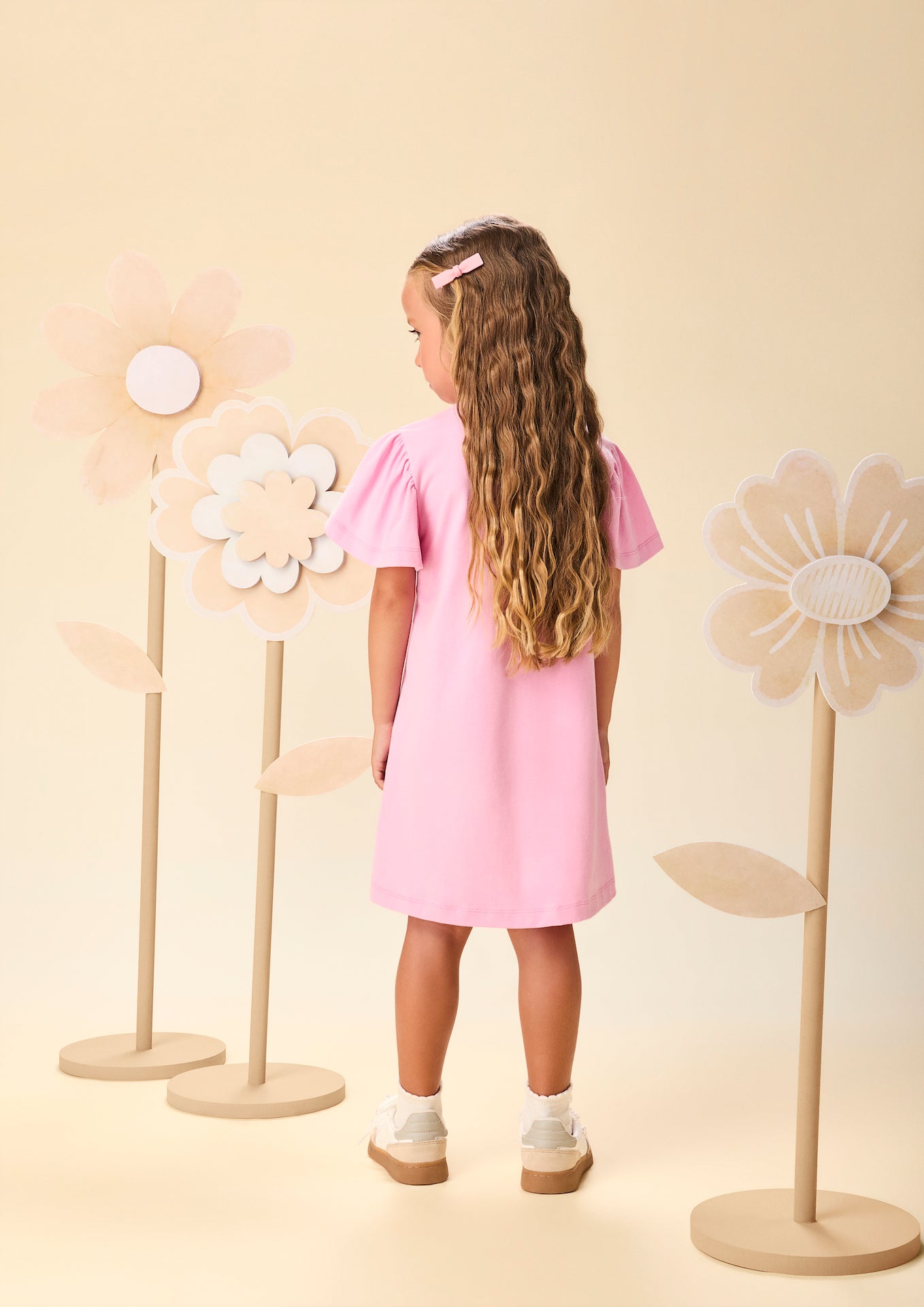 Vestido Infantil Estampa Daisy Duck Saia de Tule - Momi