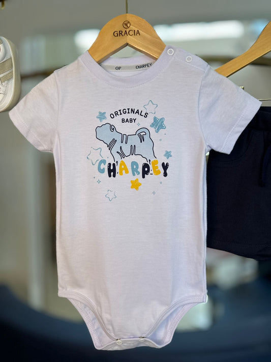 Body Bebê Camiseta CHP - Charpey