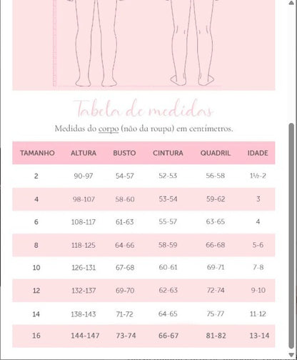 Conjunto Infantil Blusa Babados Lacinhos e Calça Pantacourt Lacinhos - Pituchinhus